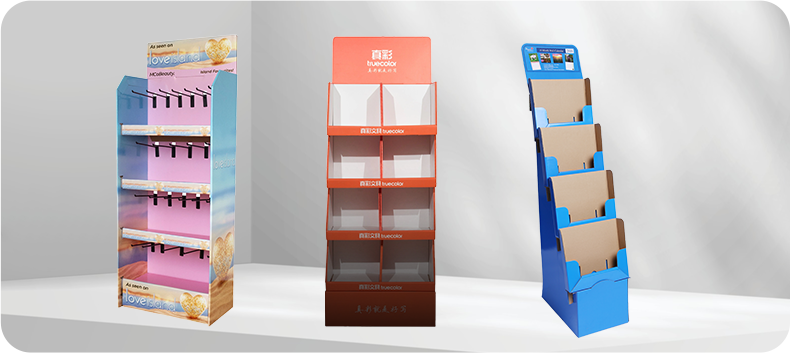 Stand paparan kadbod/bergelombang